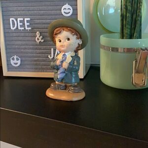 VINTAGE | Antique Decorative Boy Figurine